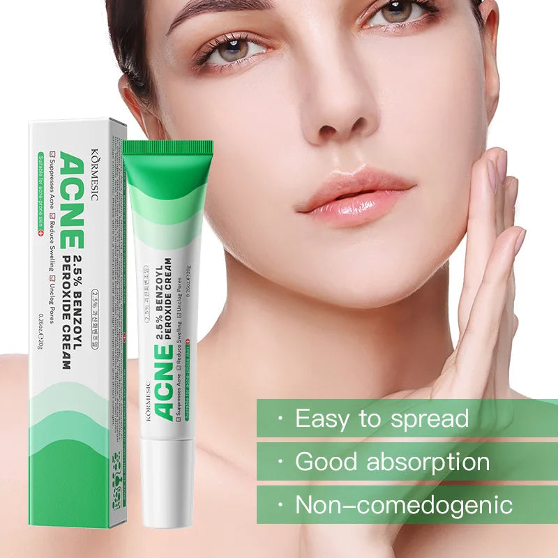 Salicylic Acid Pore Clearing Cream Shrink Pores Remove Blackheads Acne Brighten Moisturizing Smooth Skin Care Korean Products Qme