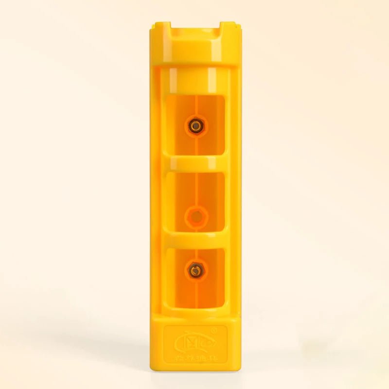 ABS Plastic Fishing Rod Pole Holder Durable Tube Mount Bracket Socket Qme yellow