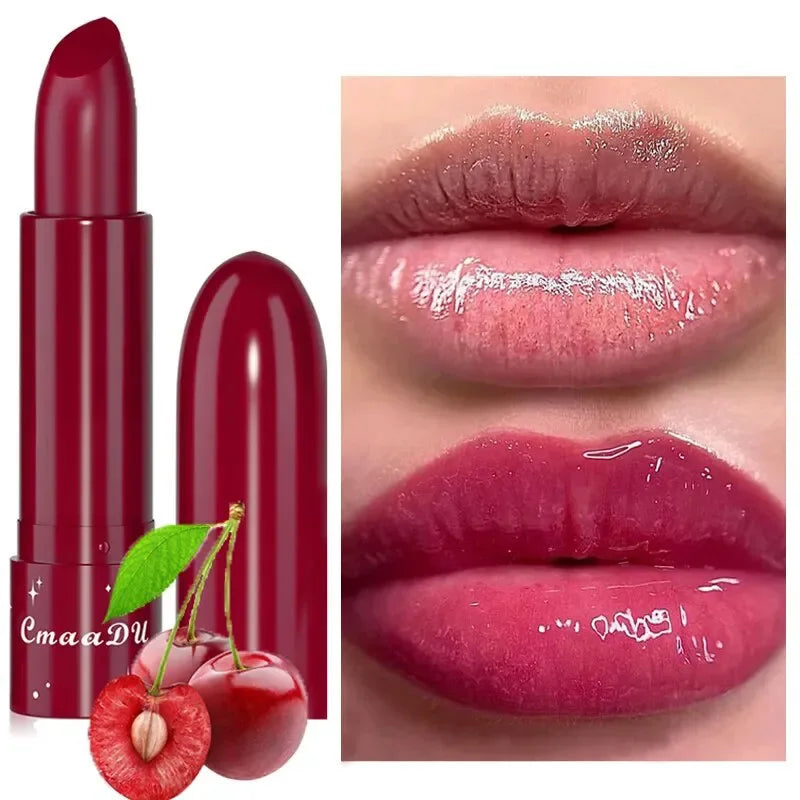 Crystal Jelly Fruit Lip Balm Lasting Moisturizing Hydrating Anti-drying Lipsticks Reducing Lip Lines Natural Lips Care Cosmetics Qme