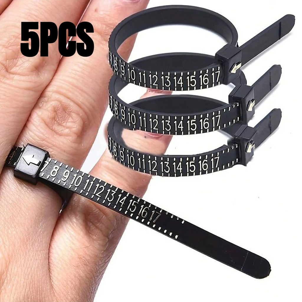 1pc Ring Size Measuring Instrument Ring Size Measuring Instrument Male and Female Finger Size, Ring Measuring Tool Qme