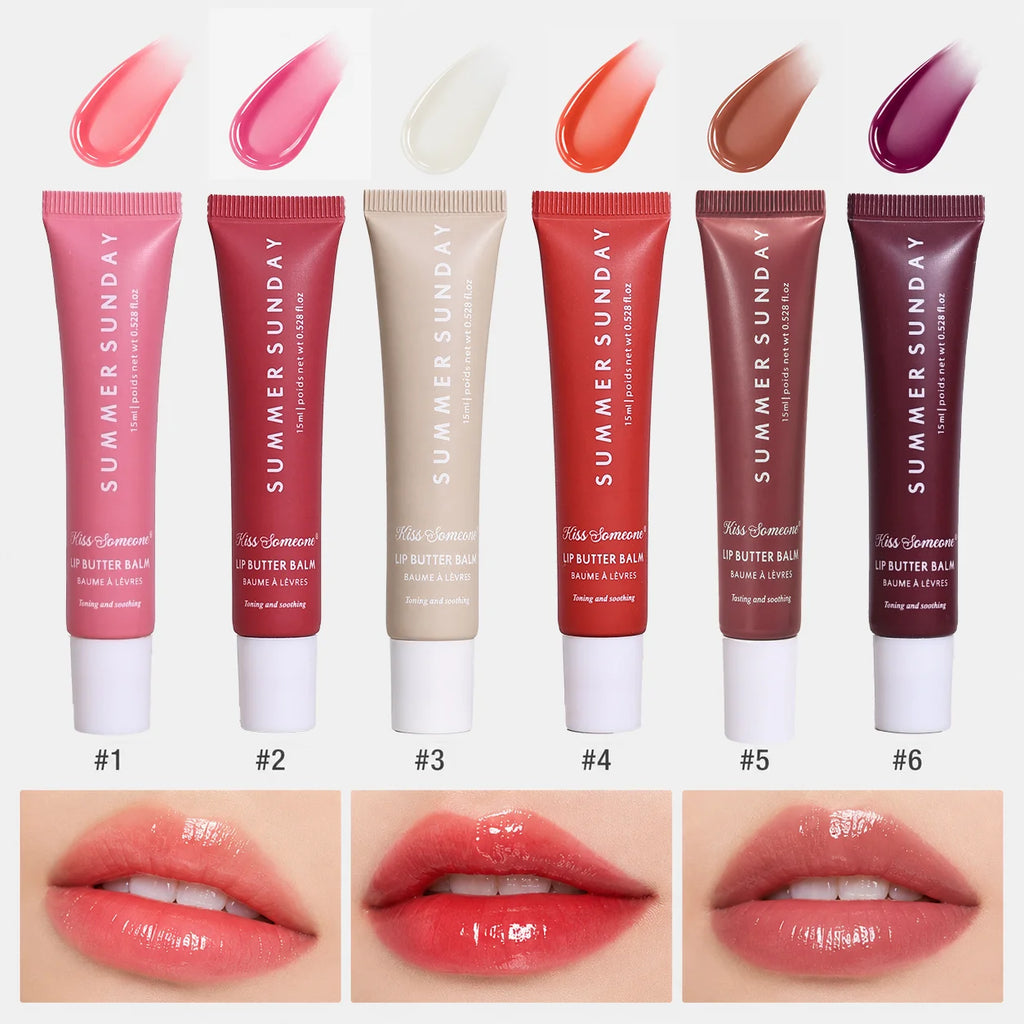6-color lip gloss，High-Shine Hydrating Lip Oil Set Plumping Glass Lip Makeup For Party，Non stick to cup lip gloss，Halloween Qme