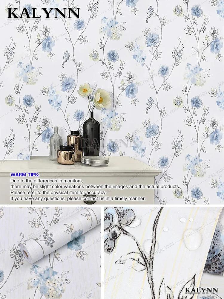 Wood Peel Stick Wallpaper Vinyl Self Adhesive Contact Paper Removable Qme A03 Flower 32FTx17in(10mx45cm)