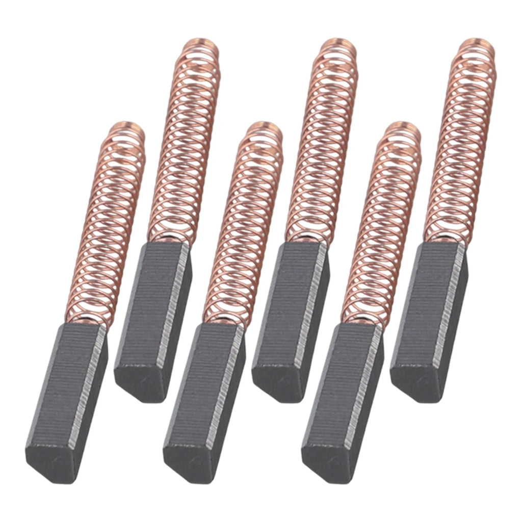 6pcs Carbon Motor Brushes W10380496 Replacement For Stand Mixer Models 4K45SS 5K5SS KSM150 KSM90 Qme