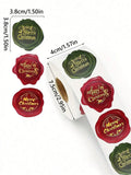 500 Sheets Roll Merry Christmas Stickers Label Suitable Homemade Qme Fire paint style 380*261*236mm
