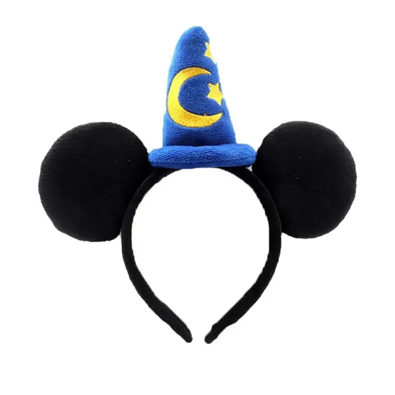 Mickey Mouse Plush Magic House Fashion Headwear Cosplay Decoration Christmas Party Cloth Hair Band Adult/Children Qme Headband 2
