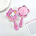 Hello Kitty Transparent Five-Pointed Star Loose Hair Comb Cartoon Cat Air-Cushion Comb Mini Portable Hair Comb Qme 7