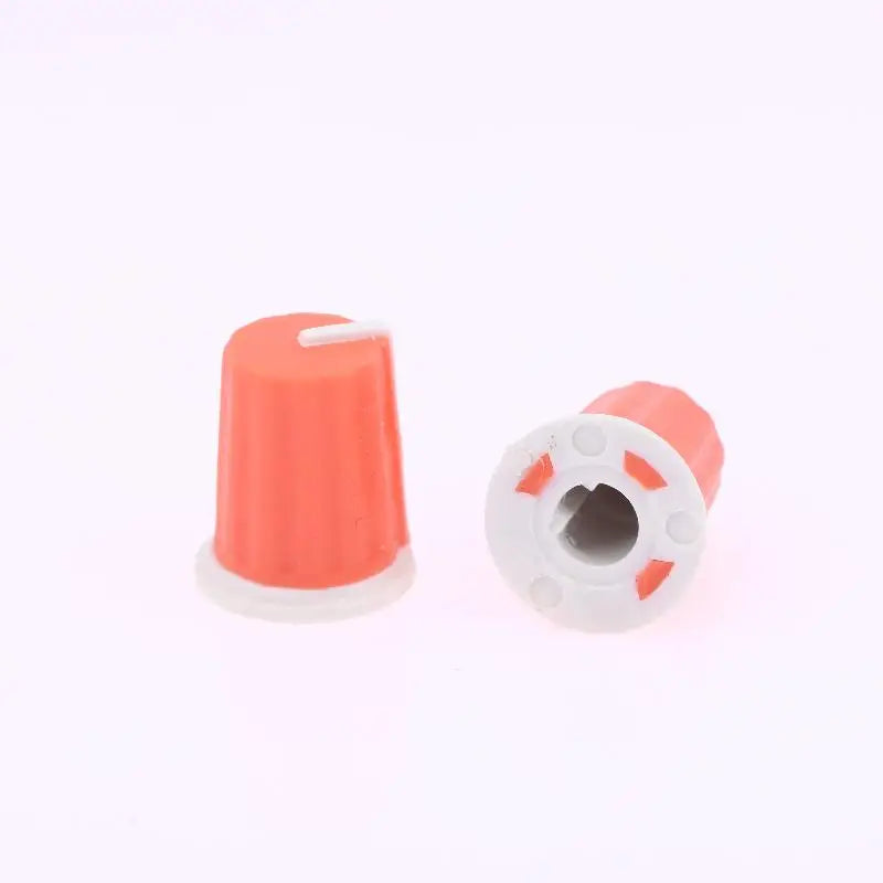 2 16x19mm Rubber Potentiometer Knob Mixer DJM Series DJM-2000 900 850 Qme Orange White X2