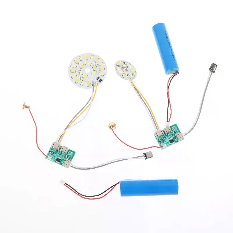 1 Set LED Light Panel Dimming Controller Remote Control 5V Light Source Three Color Change With ON/OFF Touch Switch Charge Typec Qme