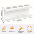Electric Toothbrush Holder 4-Slot No Drilling Stand With Diatomite Base Bathroom Toothbrush Holder Storage Rack For Toothpaste Qme White China Mainland