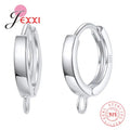 New Arrival Genuine 925 Sterling Silver Color Earrings Findings Fashion Jewelry Accessories Support Wholesale/Retail/Drop Ship Qme Default Title