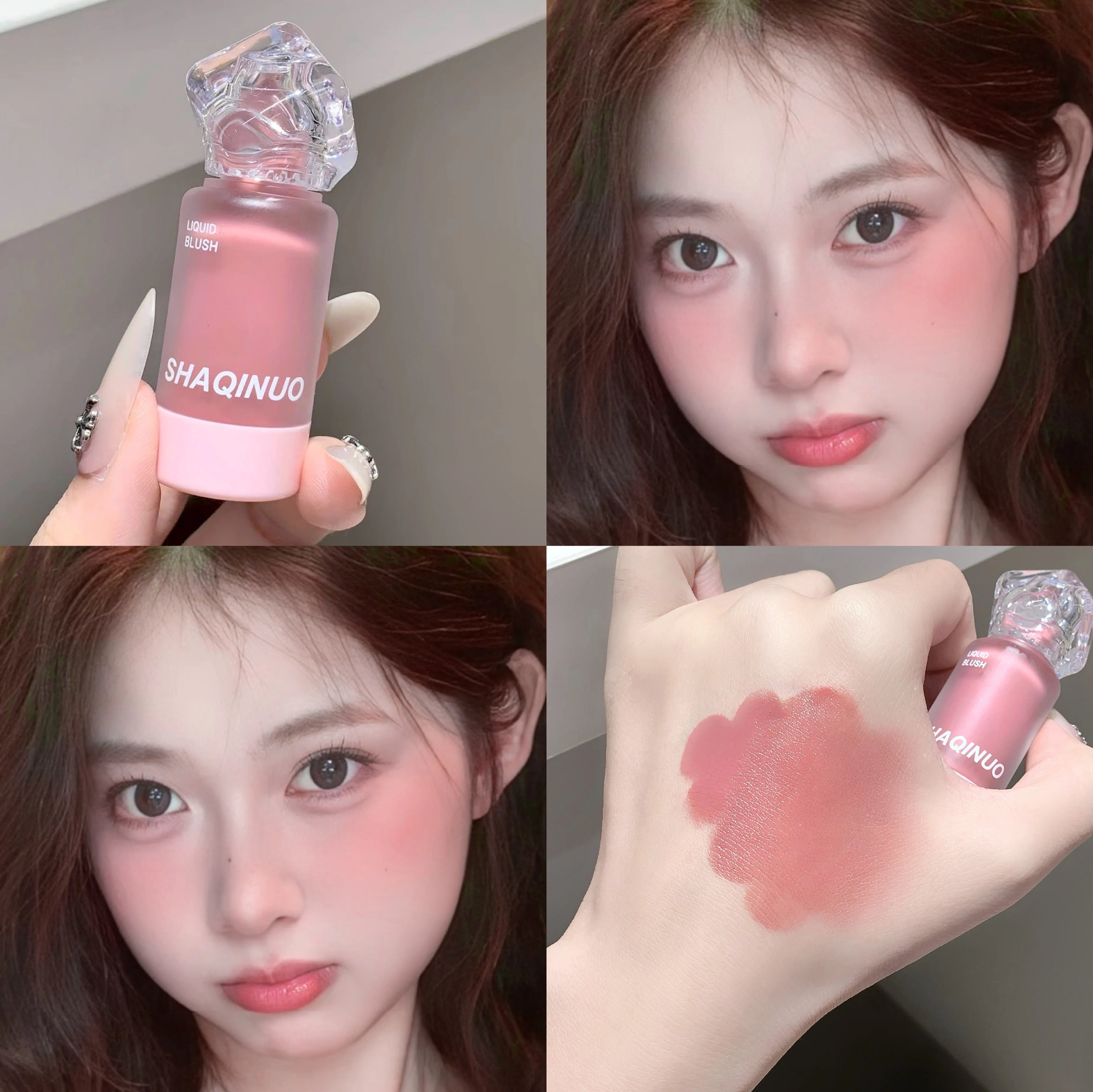 SHAQINUO Light Blush Liquid Moisturizing Mirror Vitality Whitening Qme S9076-04