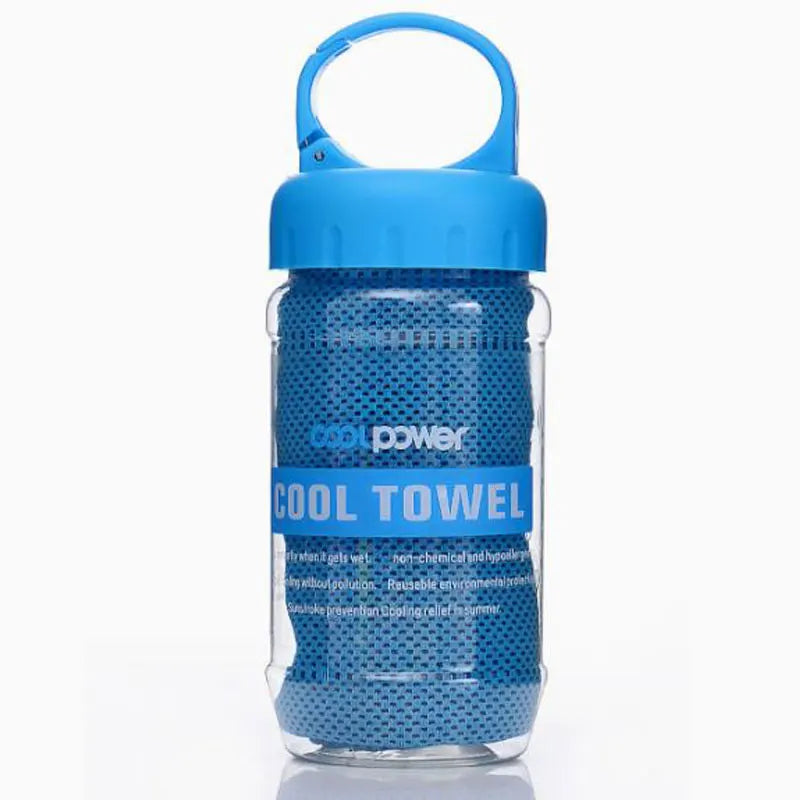 Ice Cool Neck Towel Cooling Soft Breathable Polyester Fabric Yoga Qme F