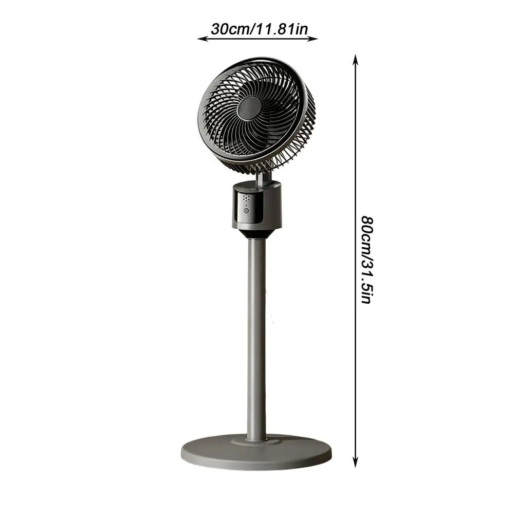Fan For Bedroom Quiet 3-Speed USB Powered Large Room Standing Powerful Fan For Bedroom Study Office College Dorm Apartment Qme Gray China Mainland