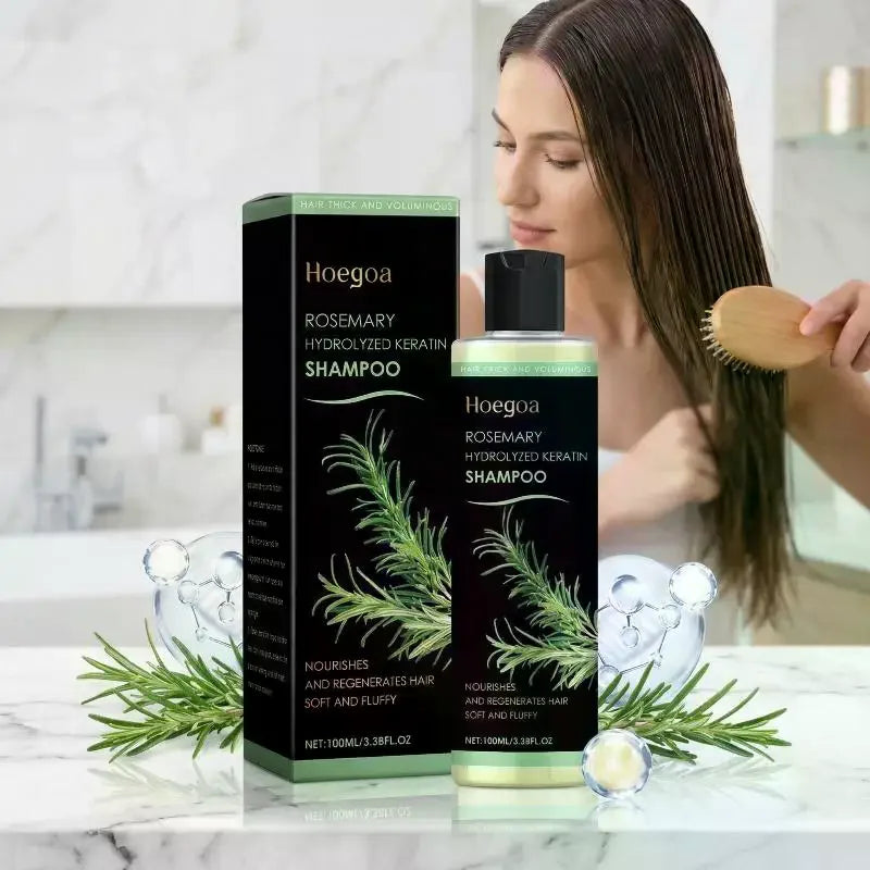 Rosemary Nourishment Shampoo Plant Formula Fluffy Volumizing Anti Qme