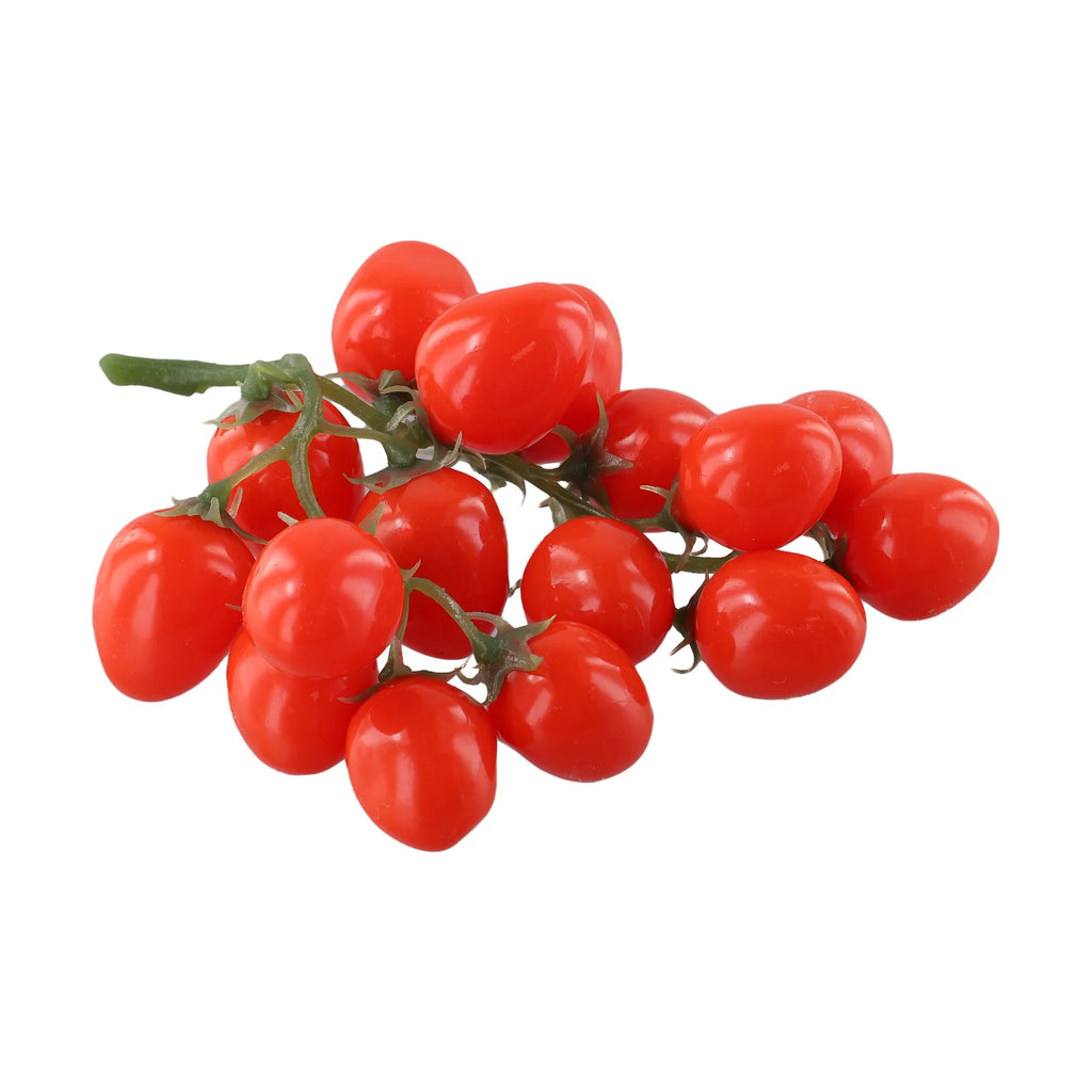 19cm Artificial Tomato Fake Red Vine Tomato Party Fake Props Display Cabinet Showcase Decor Fruit Vegetable Home Ornament Qme