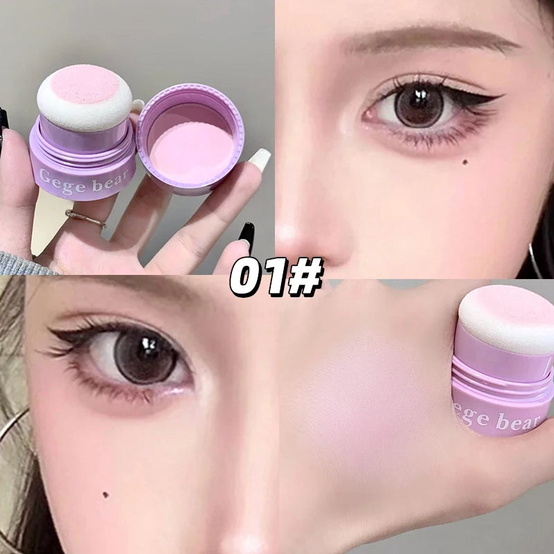 Gege Bear Matte Blush Powder Natural Finish Long-lasting Low Qme GX2071-1
