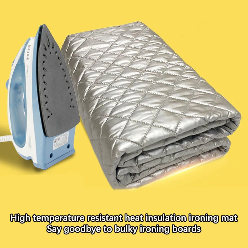 Table Top Ironing Mat Laundry Pad Portable Travel Clothes Protector Board Press Heat Blanket Iron Board Alternative Cover Qme