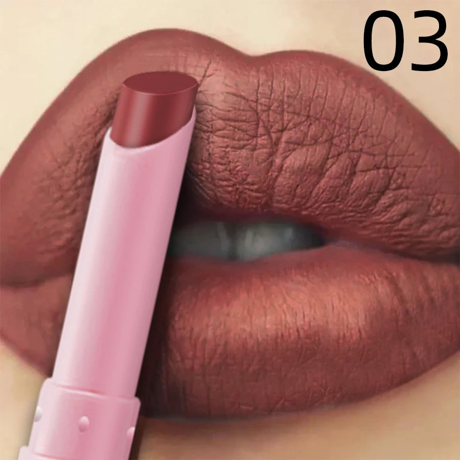 15 Cigarette Velvet Matte Waterproof Lipstick Long-lasting Lip Gloss Qme 03