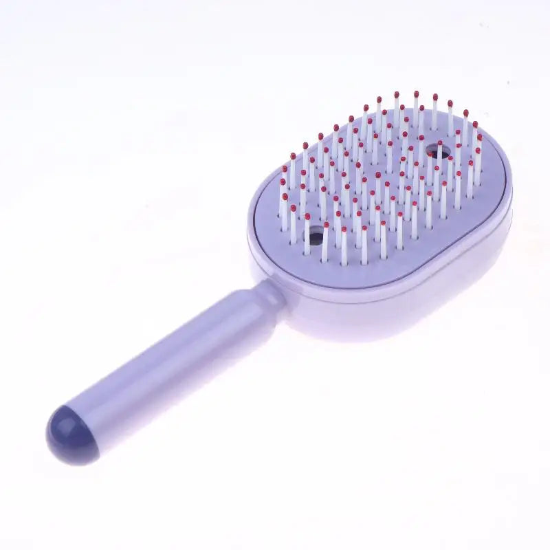 1 Vibration Scalp Massage Comb Hair Care Spray Head Massager Portable Qme Purple USB Type-C