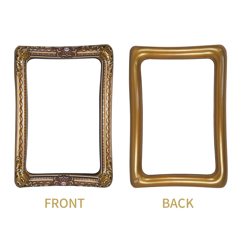 PVC Inflatable Selfie Frame Beautiful Photo Booth Props Photo Props for Wedding Birthday Party Supplies Qme