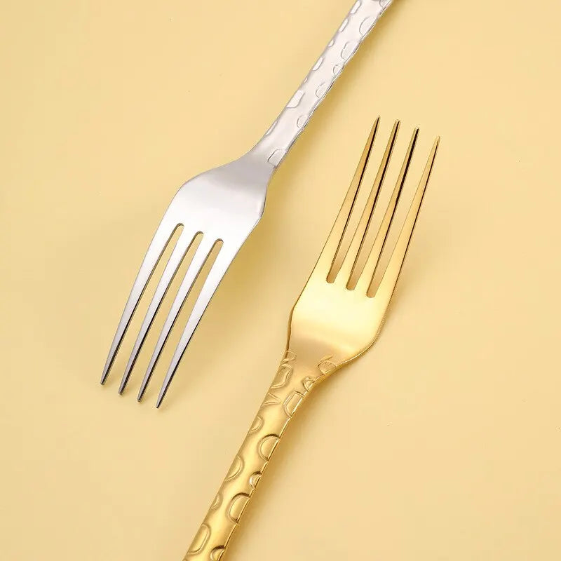6pcs Stainless Steel Vintage Forest Style Coffee Spoon Dessert Spoon Dragonfly Branch Spoon Gift Craft Ice Cream Fork Spoon Set Qme
