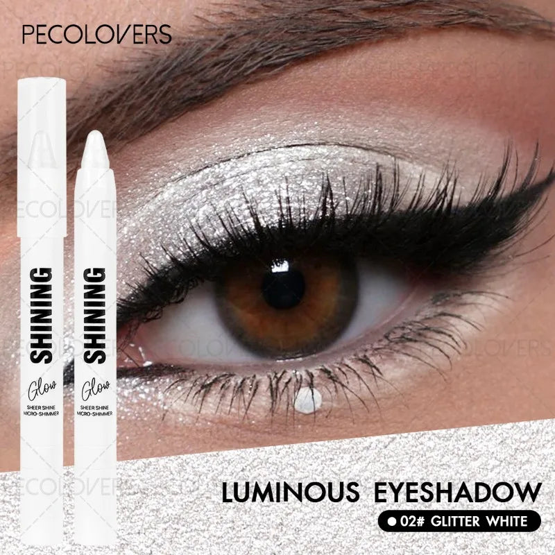 Shiny Eyeshadow Pen Highlighter Shimmer Highlight Stick Brightening Qme 02