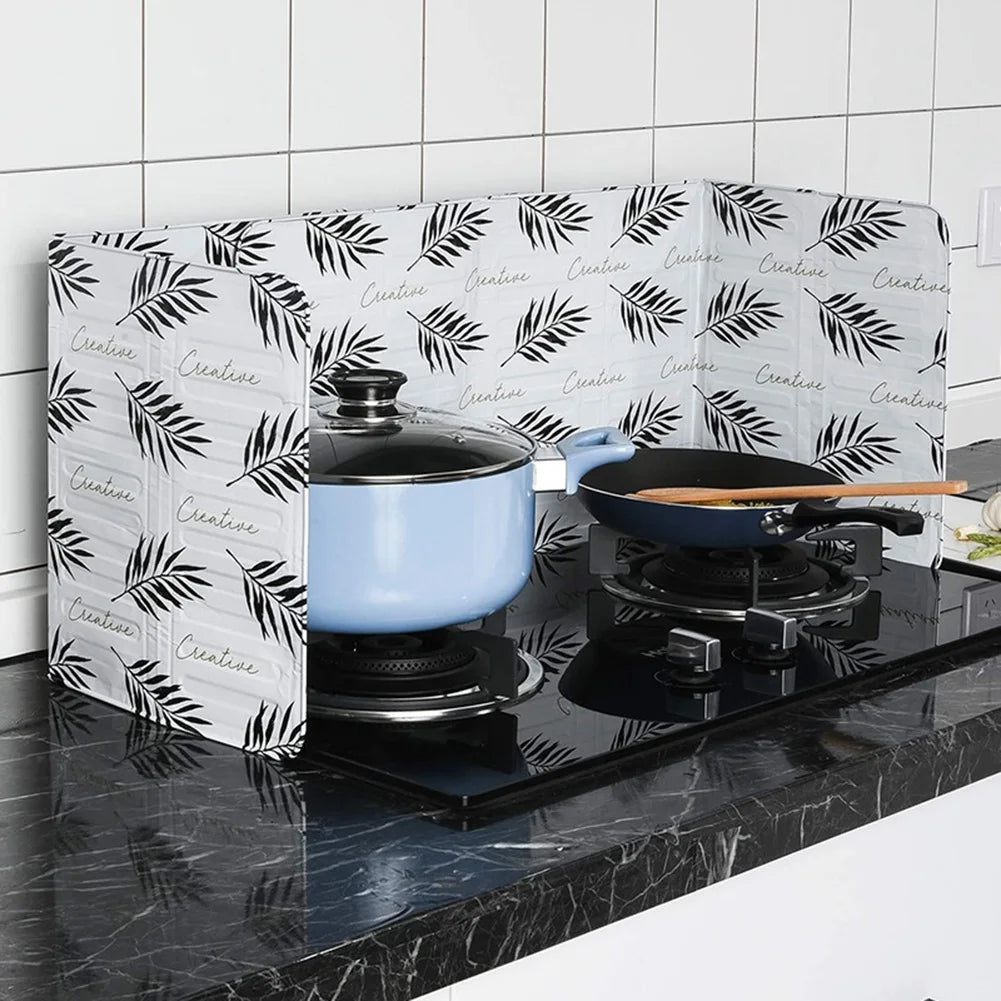 Kitchen Shield Splash Guard Cooking Frying Oil Screen Cover Plate Gas Qme