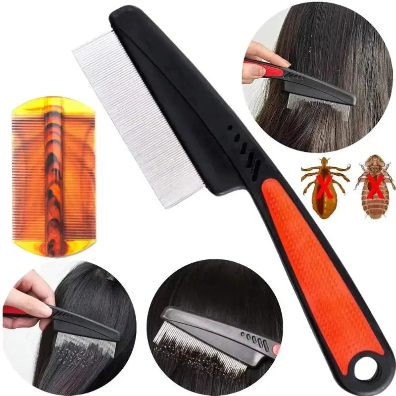 1 Ultra Fine Nit Comb Gentle Scalp-friendly Lice Remover Dandruff Qme