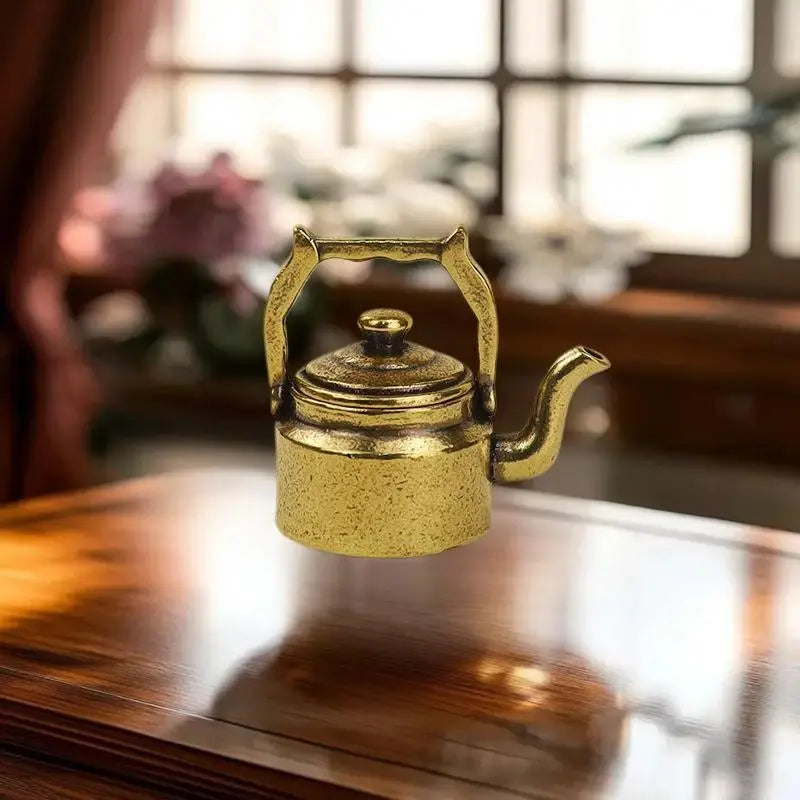Teapot Pocket Incense Burner Retro Brass Tea Pet Home Decor Qme Default Title