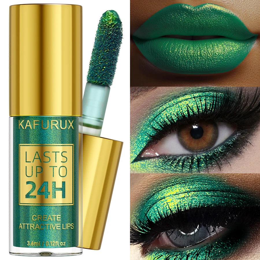 3 Colors Smoky Green Lipstick Pencil Stick Waterproof Pearlescent Qme 10