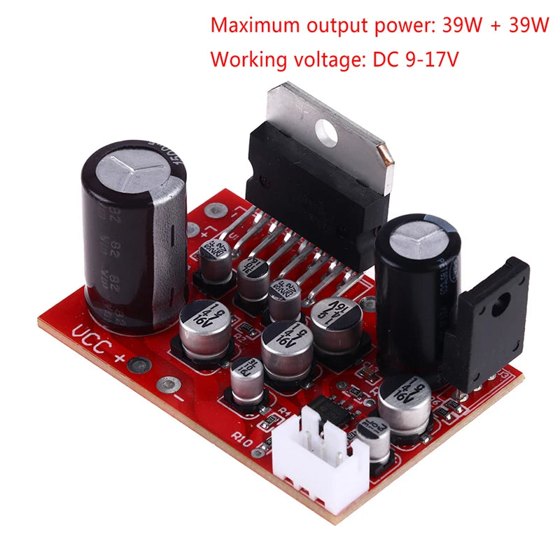 1Pc TDA7379 Stereo Power Amplifier Board Module DC 12V 39W+39W NE5532 Preamp Speaker Sound Board Volume Control Module. Qme