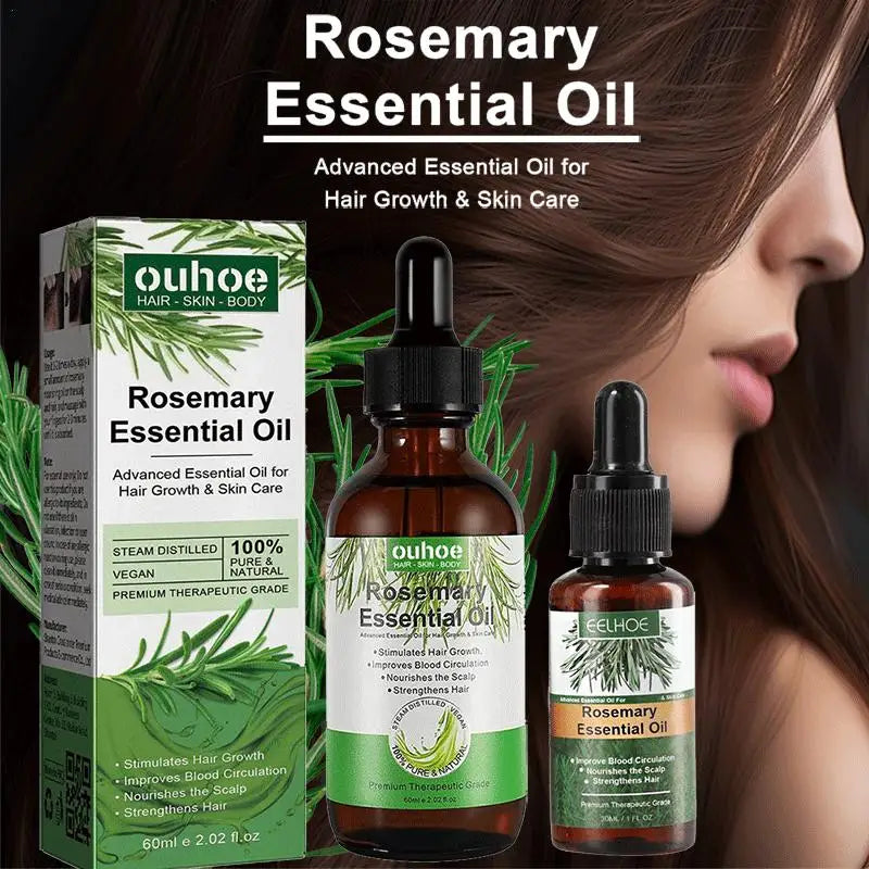 Rosemary Oil Hair Growth Essential Coconut Improve Loss Nourishes Qme