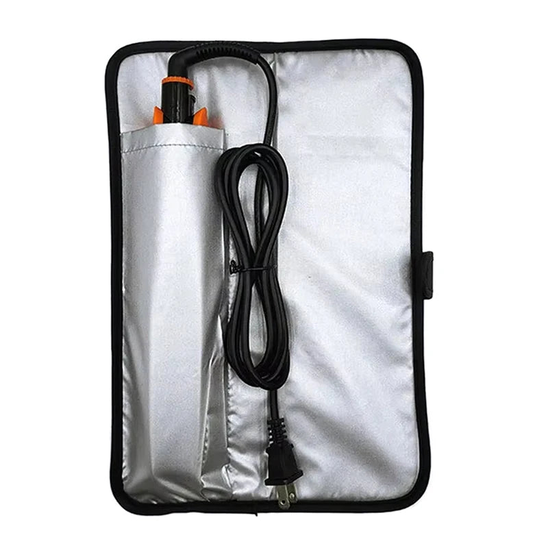 Hair Straightener Storage Bag Woman Folding Travel Bags Curling Qme