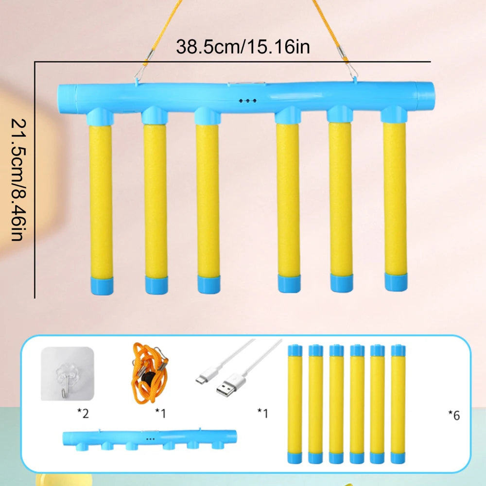 Reflex Challenge Game Drop the Stick Game Interactive Hand Eye Coordination Training Toy Educational Activity 3 Adjustable speed Qme Yellow