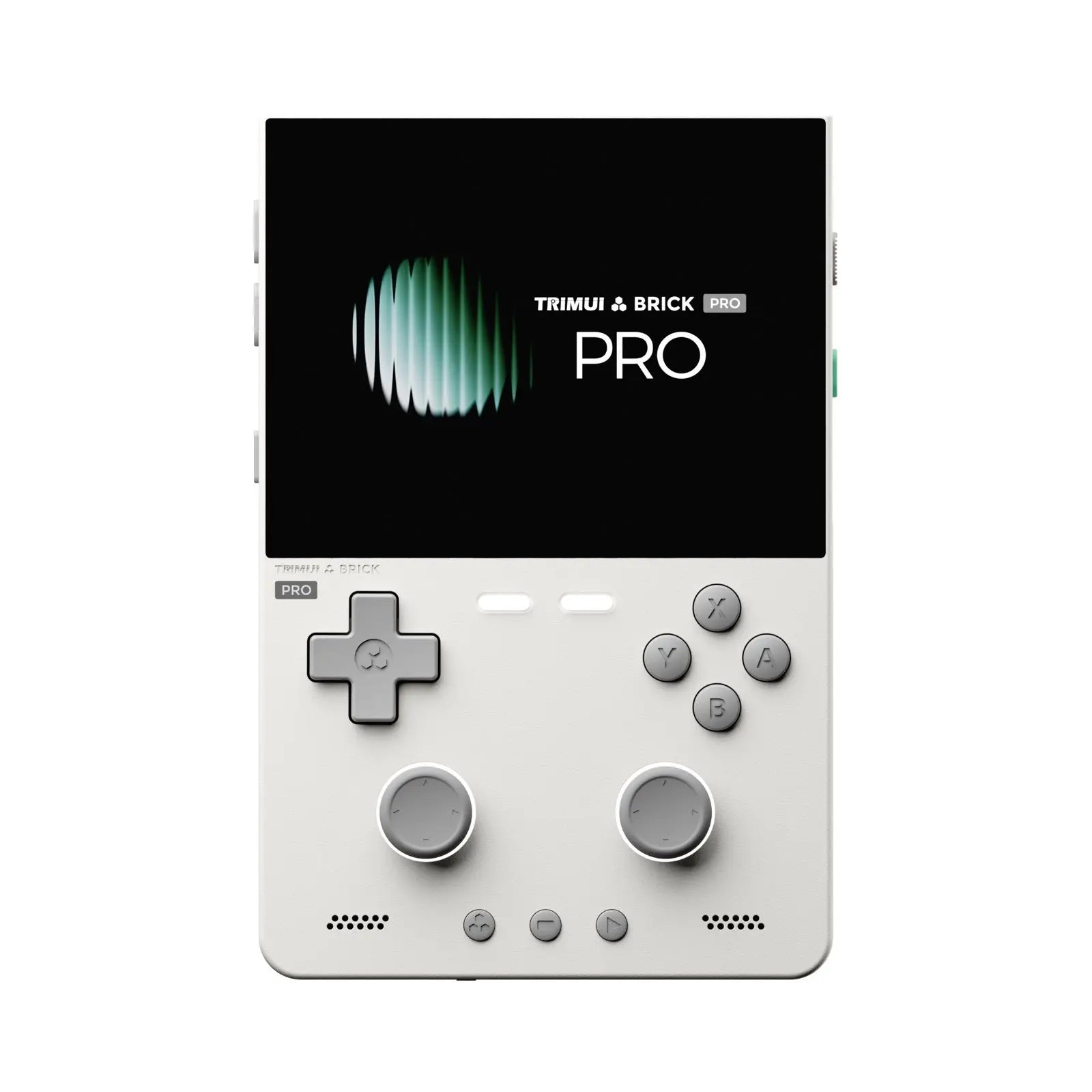 For TRIMUI Brick Pro Open-Source Handheld Console Ambient Lighting Retro Handheld Game Console for Outdoor Travel Daily Commute Qme White