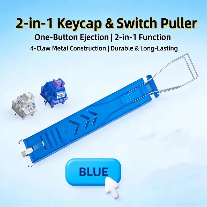 1 Keycaps Puller Accessories Unloading Gaming Keyboard Switches Qme Blue