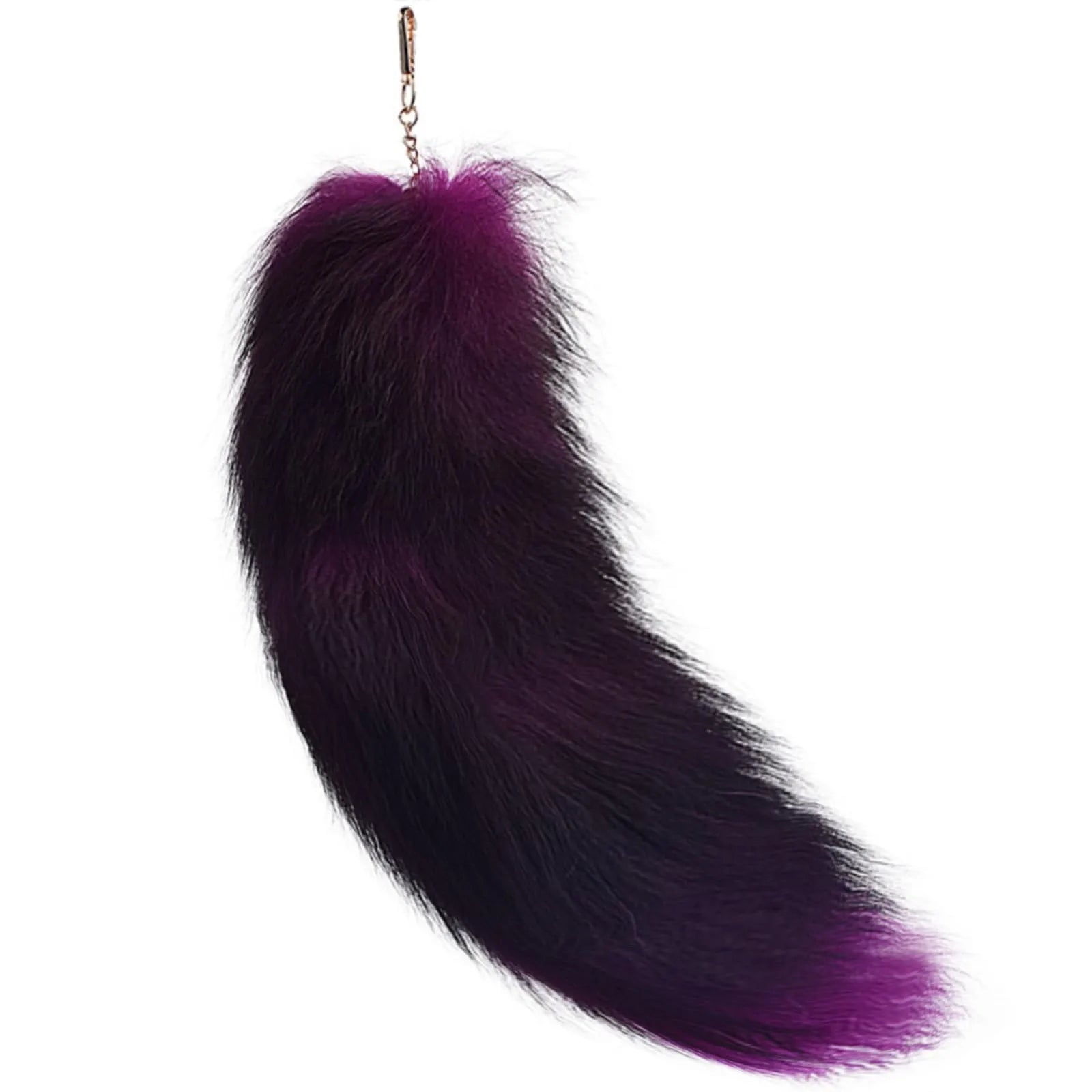 Lovely Plush-Fox Tail Bag Pendant Furry Racoon Tail Keyring Keychain Cute Pompoms Keyring Bag Decor Accessory Holiday Party Gift Qme D One Size