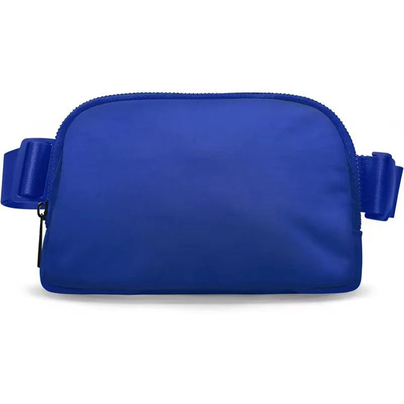 Waist Bag Running Sports Phone Holder Multifunctional Chest Qme DEEP BLUE