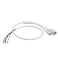 5pcs Waterproof POE LAN cable for CCTV IP camera board module with weatherproof connector Transmission & Cables Qme WHITE