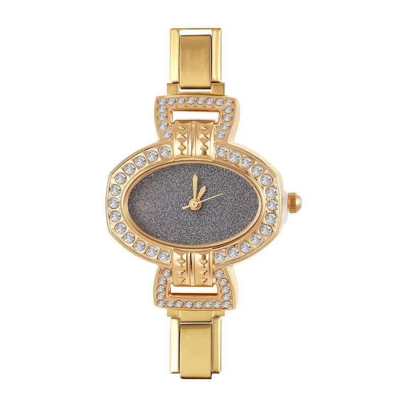 Oval Series Watch Bangle Personalized DIY Stainless Steel Italian
