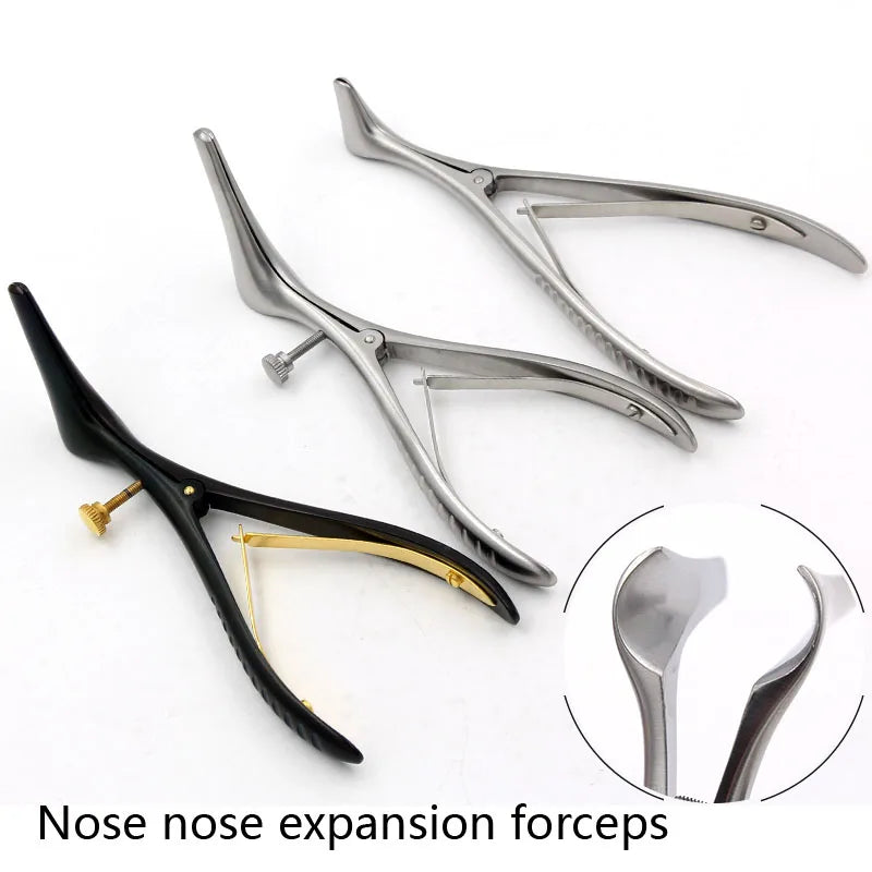 Stainless Steel Nasal Examination Adult Nose Dilating Forcepsoscope Qme