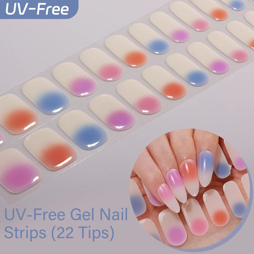 22Tips Full Cover Nail Stickers Valentine's Day Love Polish Sticker Qme BSA-0407