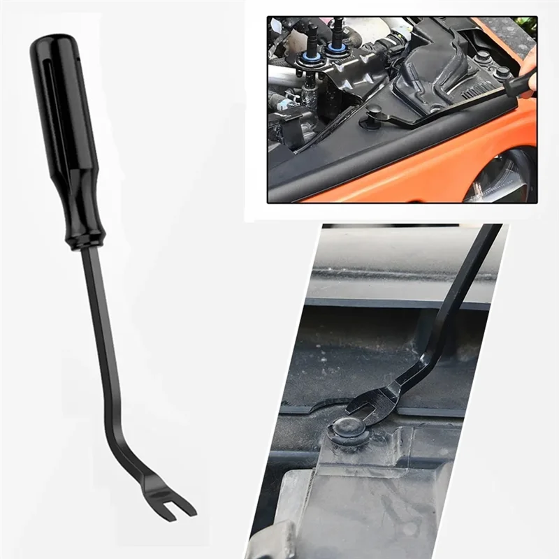 A02F-Auto Trim Removal Tool Kit For Car Audio Dash Panel Window Molding Fastener Remover Tool Kit Qme