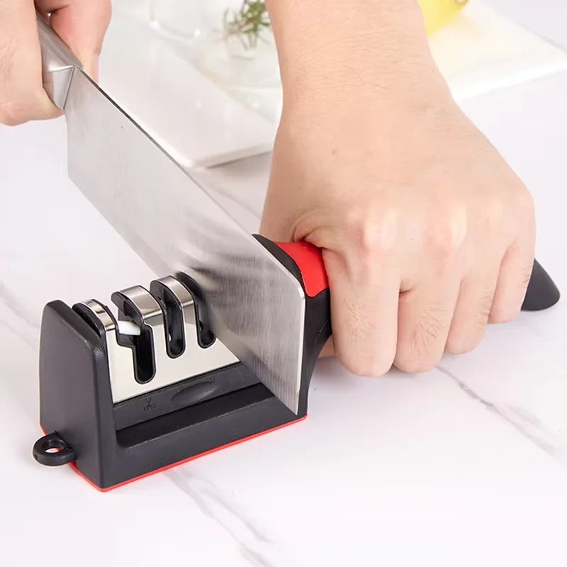Multifunctional Knife Sharpener Sharpening Stone Household Kitchen Knife Quick Knife Sharpener Blade Tools In One Qme