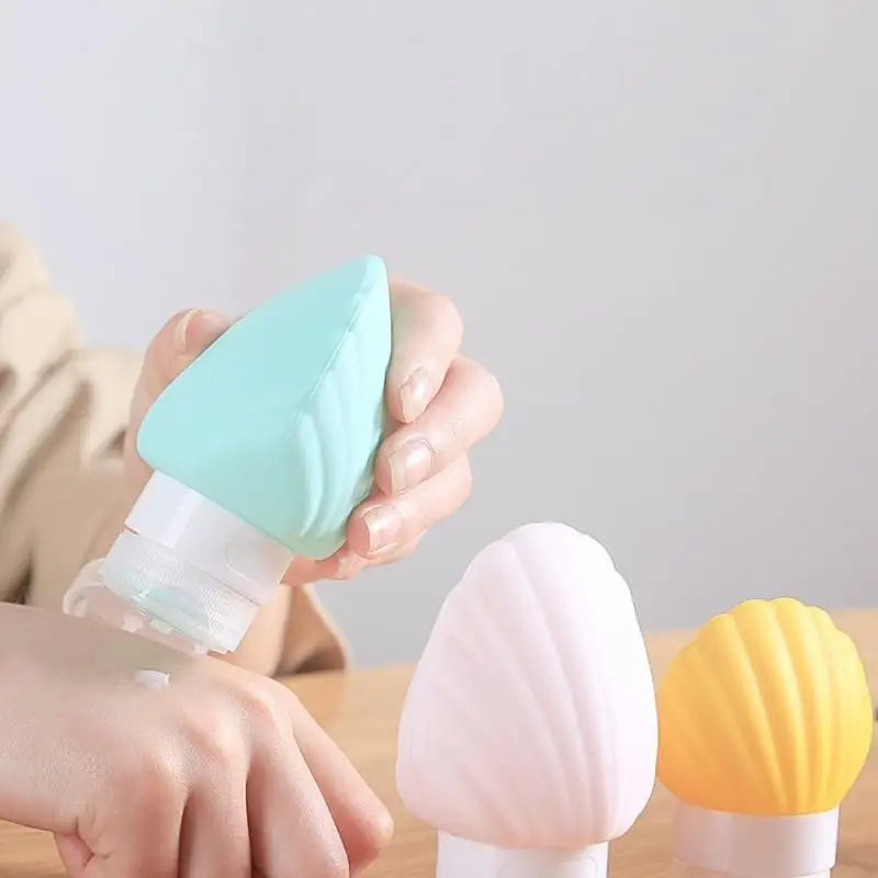Silicone Travel Bottles Portable Leakproof Convenient Refillable Qme