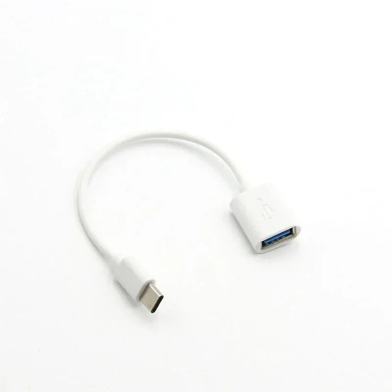 18CM Mobile Phone USB Type C 3.1 Male To USB 3.0 A Female OTG Cable USB Adapter Lead for Xiaomi Huawei Type-c Adapter Converters Qme