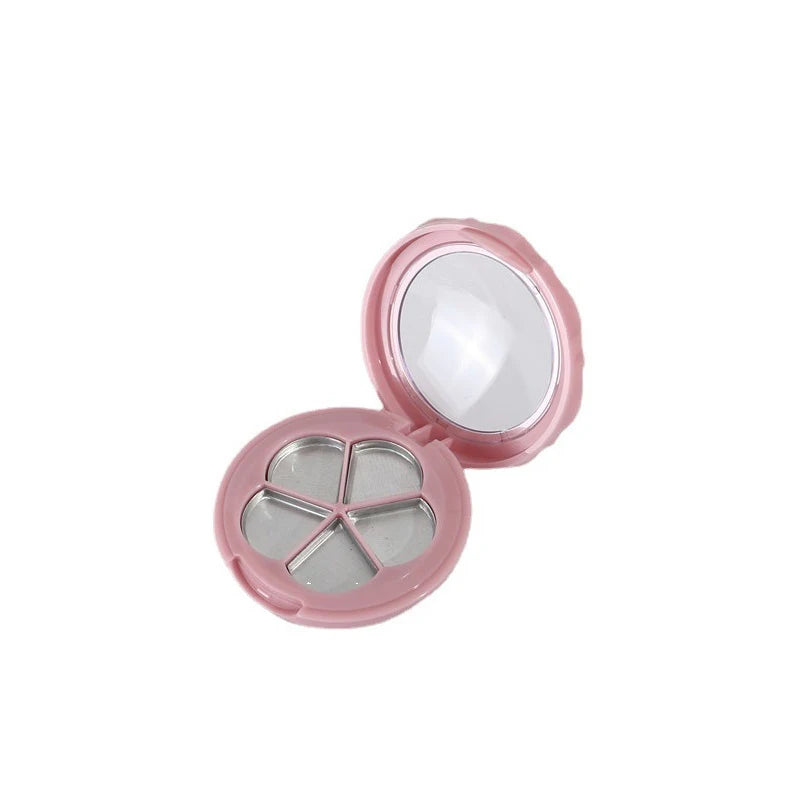 Flower Pattern 5-Grids Empty Compact Eyeshadow PaletteDIY Lipstick Qme Pink