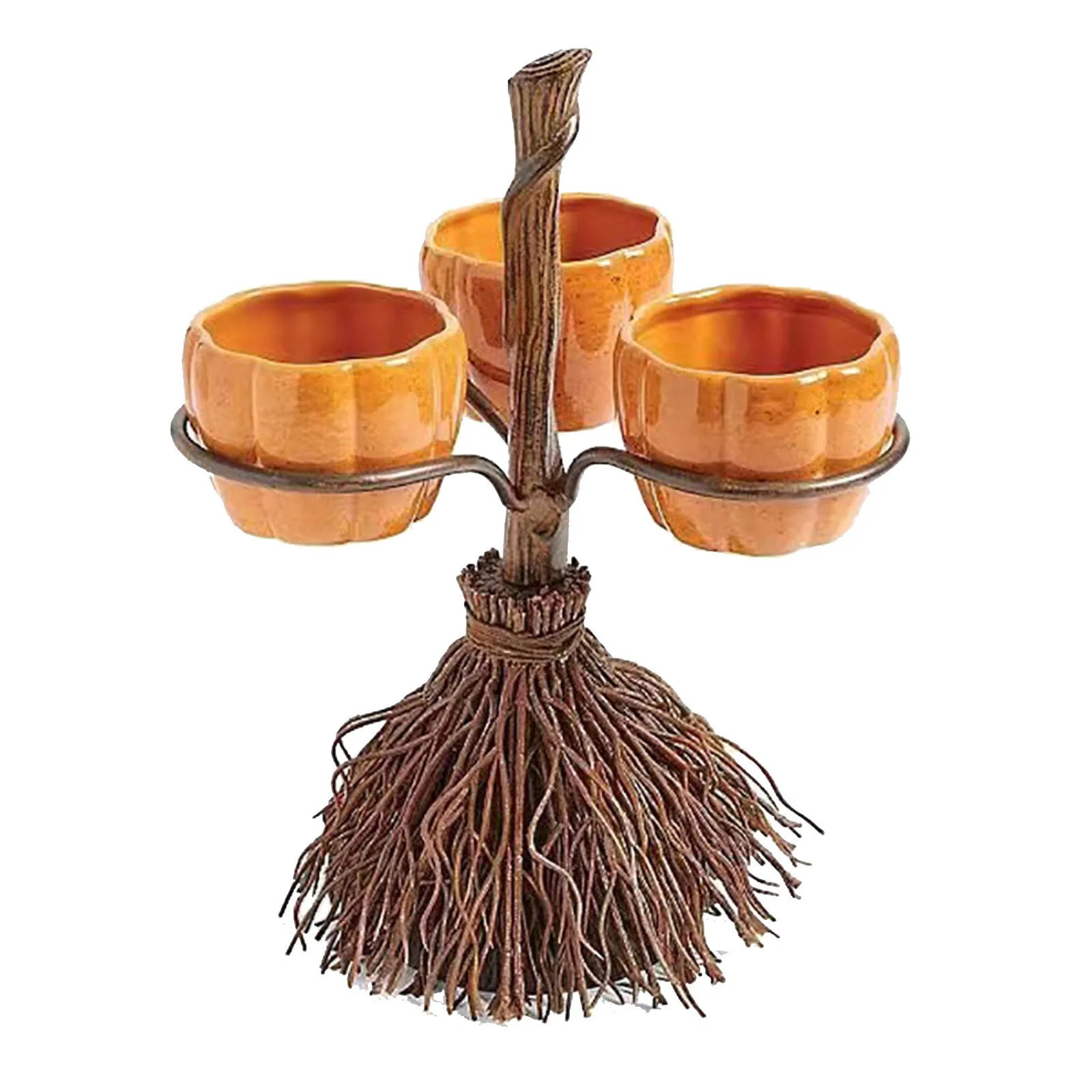 Multifunctional Halloween Wooden Snack Bowl Stand Halloween Creative Snack Basket 3/4/6 Bowls Qme A One Size