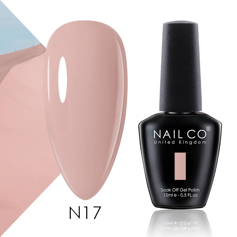 NAILCO 131 Colors Nail Gel Polish Off LED Semi Permanant Art Hybrid