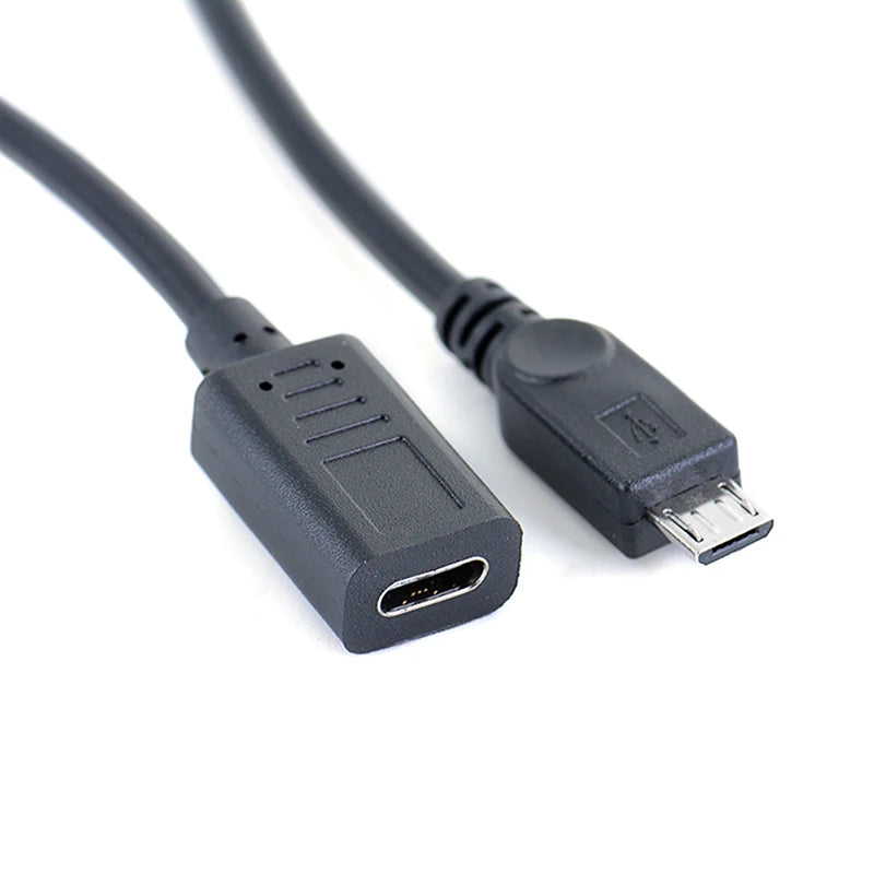 USB Type-c Female Micro Male OTG Connector Cable Adapter Qme